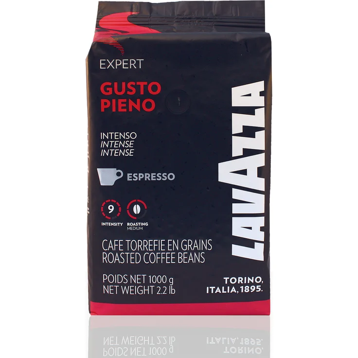 Lavazza Expert Gusto Pieno Espresso - 1kg ganze Kaffee-Bohne – Bild 1