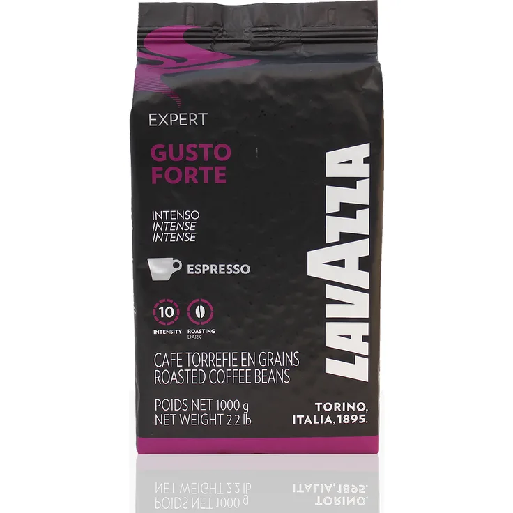 Lavazza Expert Gusto Forte Espresso - 1kg ganze Kaffee-Bohne, 100% Robusta - Preisvergleich