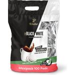 Tchibo Kaffeepads Vorratspack Maxipack, BLACK & WHITE, 100 Stück – 1x 100 Pads (Kaffee, kräftig mit starkem Geschmack), nachhaltig, geeignet für Senseo Maschinen