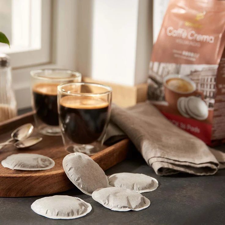 Tchibo Kaffeepads Vorratspack Maxipack, Caffè Crema vollmundig, 200 Stück – 2x 100 Pads (Kaffee, ausgewogen und vollmundig), nachhaltig, geeignet für Senseo Maschinen – Bild 2