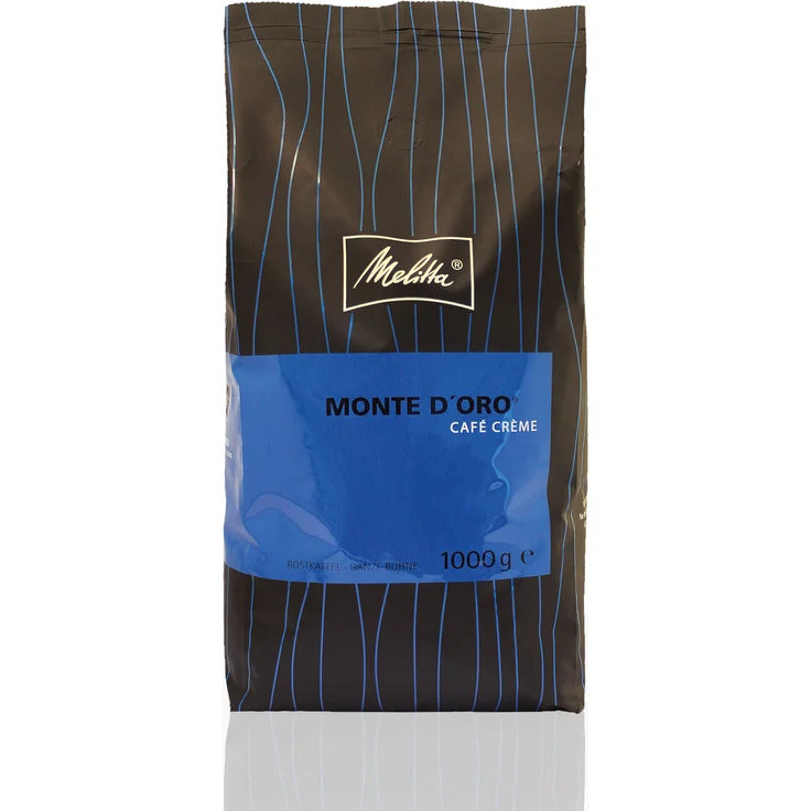 Melitta Monte D'Oro Cafe Creme - 1kg ganze Kaffee-Bohne