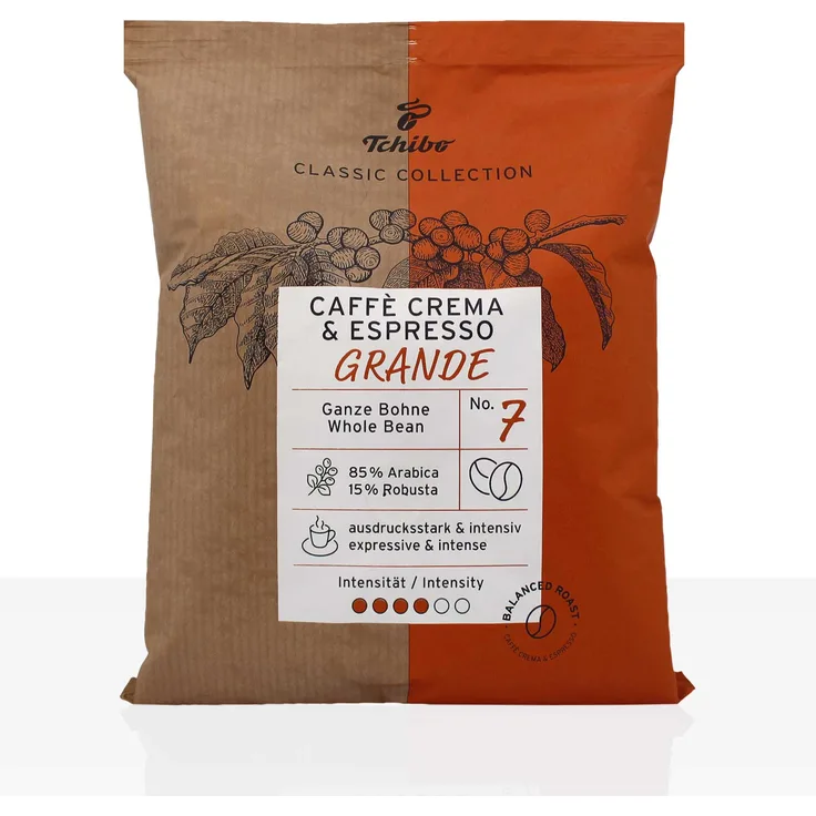 Tchibo Cafe Grande - 500g Kaffee ganze Bohne