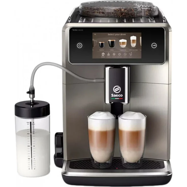 Saeco SM8782-30 Xelsis Deluxe Kaffeevollautomat, silber – Bild 1