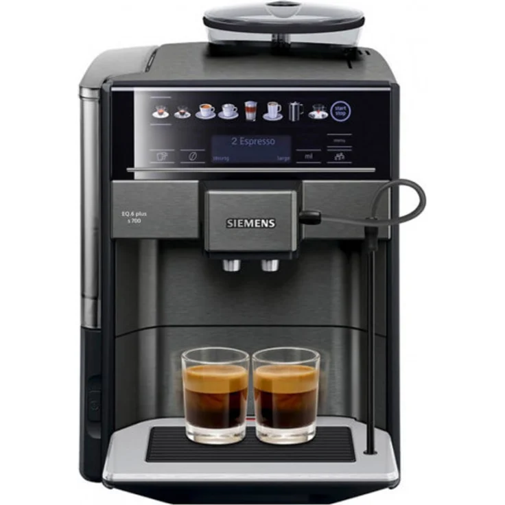 Siemens EQ.6 plus TE657319RW Kaffeevollautomat, schwarz – Bild 1