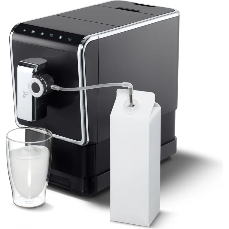 Tchibo Kaffeevollautomat Esperto Pro mit One Touch Funktion für Caffè Crema, Espresso, Cappuccino und Milchschaum, Anthrazit – Bild 3