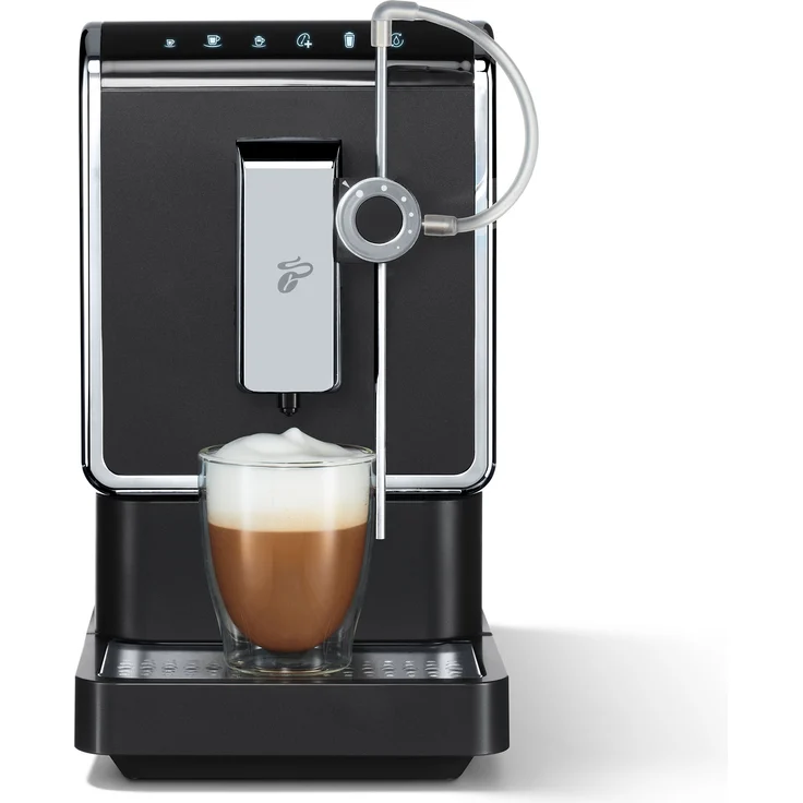 Tchibo Kaffeevollautomat Esperto Pro mit One Touch Funktion für Caffè Crema, Espresso, Cappuccino und Milchschaum, Anthrazit – Bild 2