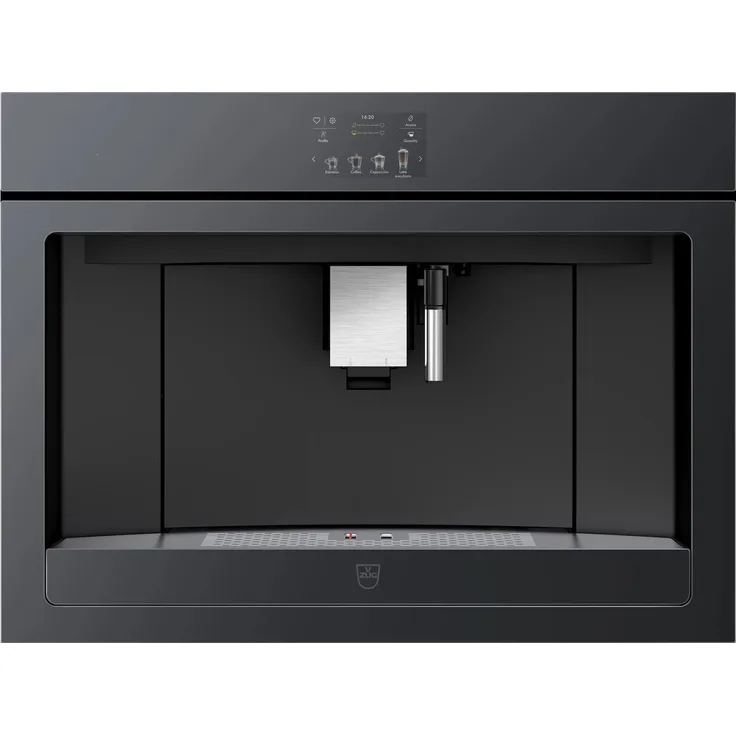 V-ZUG 2500500003 CoffeeCenter V6000 45 Einbau-Kaffeevollautomat Spiegelglas Schwarz