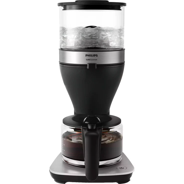 Philips Café Gourmet HD5416-60 Filterkaffeemaschine, schwarz-silber – Bild 4