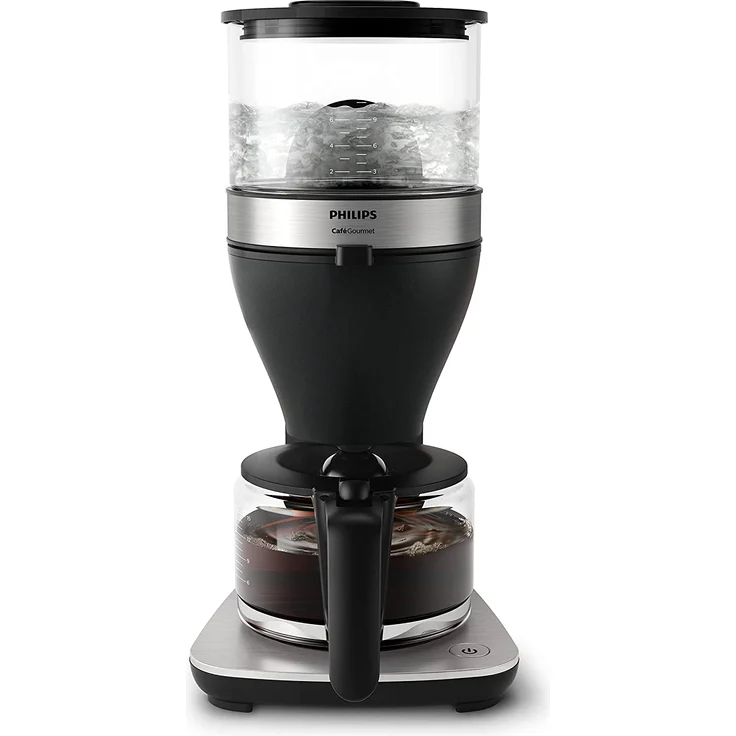 Philips Café Gourmet HD5416-60 Filterkaffeemaschine, schwarz-silber – Bild 1