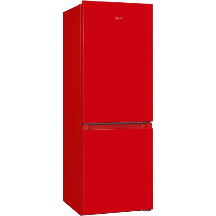 Exquisit KGC231-60-010E Kühl-Gefrierkombination, freistehend, rot, Energieklasse E – Bild 4