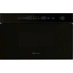Bauknecht EMNK5 2438 ES Einbau-Mikrowelle mit Grill, Rapid-Start-Funktion, Einbaugerät, 750 Watt, schwarz