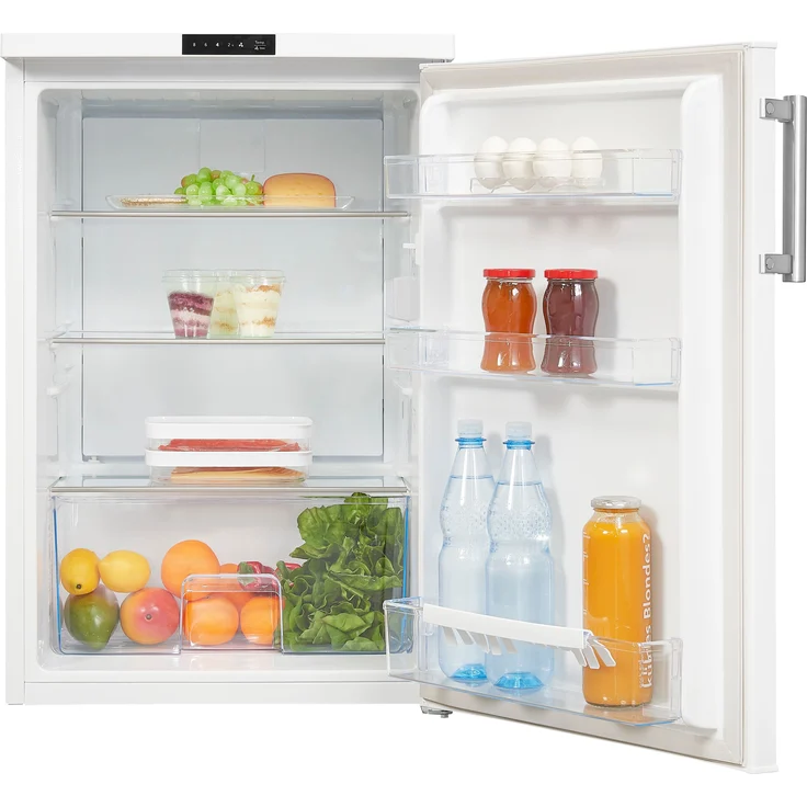 Exquisit KS16-V-HE-011D Kühlschrank, freistehend, weiß, Breite 56 cm, Energieklasse D, 810200406 – Bild 3
