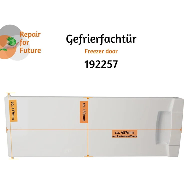 ORIGINAL - Gorenje Gefrierfachtür 192257 - original - Kühlschrank Gefrierfach – Bild 6