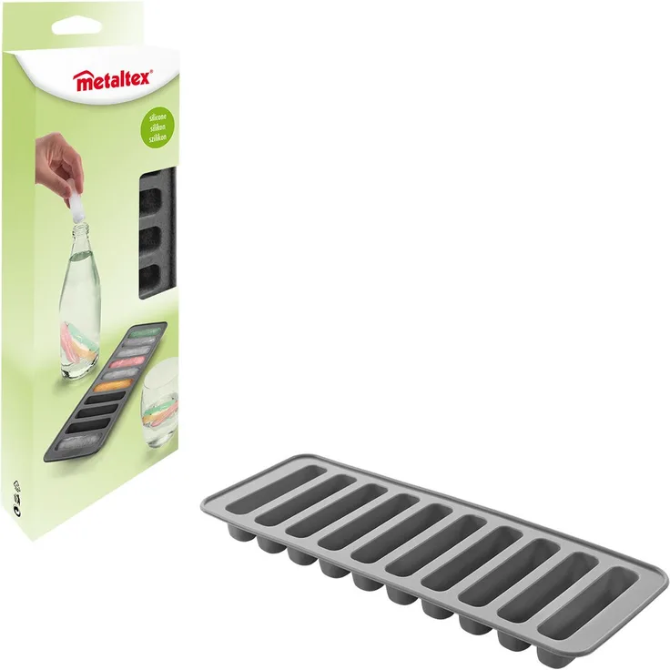 Eiswürfelbereiter Silikon 10x Sticks Eiswürfelform Eiswuerfelbehaelter Eiswürfel - Preisvergleich