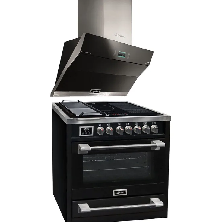 Kaiser HC 93691 IS Elektro Standherd 90 cm + Dunstabzugshaube AT 9317 90 cm