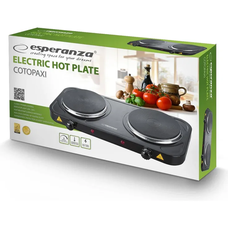 ESPERANZA COTOPAXI - Elektroherdplatte - 2 kW