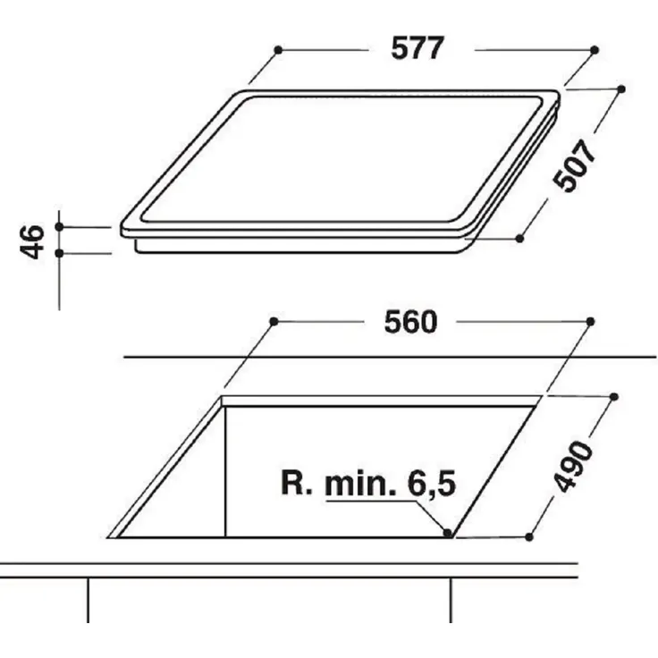 Bauknecht HEKO STAR 5 EX Einbau-Herd-Set Pyrolyse Pizza-Funktion Display EEK: A - Preisvergleich – Bild 4