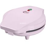 Bestron AAW700P Mini-Cookie-Maker, Tiere Cookie Maker, 700W, antihaftbeschichtet, Kabelaufwicklung, Kunststoff, Metall, rosa