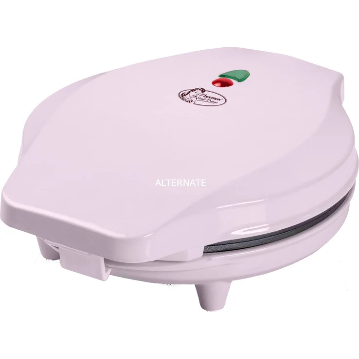 Bestron AAW700P Mini-Cookie-Maker, Tiere Cookie Maker, 700W, antihaftbeschichtet, Kabelaufwicklung, Kunststoff, Metall, rosa – Bild 1
