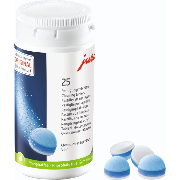 JURA Reinigungstabletten 25 Stk. (24190) – Bild 1