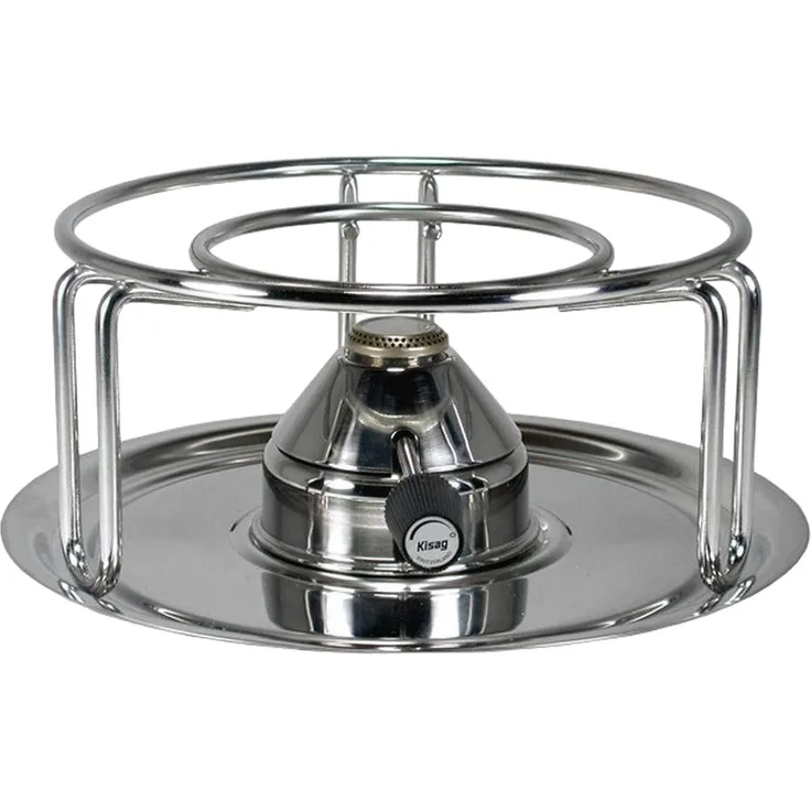 Kisag 2279 Rechaud Classic inox - Brenndauer 45min bis 90min
