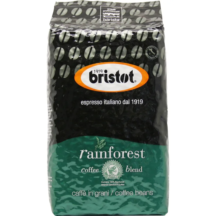 Bristot Kaffeebohnen Rainforest 1000g