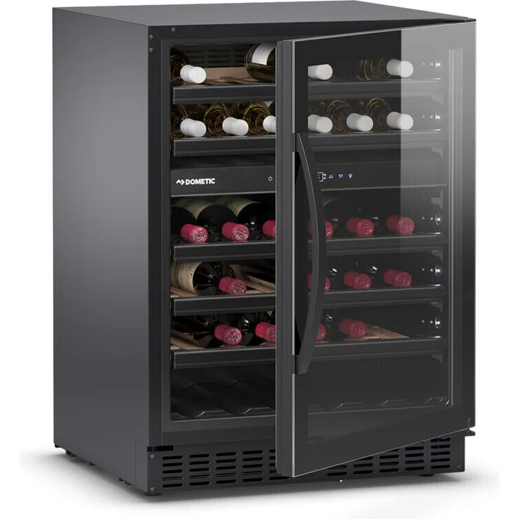 Dometic sw E45 FG 9600027055 Weinkühlschrank, freistehend, 2 Zonen, 45 Flaschen
