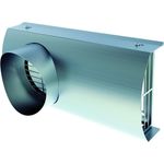 Helios Ventilatoren Zubehör Lüftung Abdeckung Ø125mm Stahlbl 200x420mm Wand