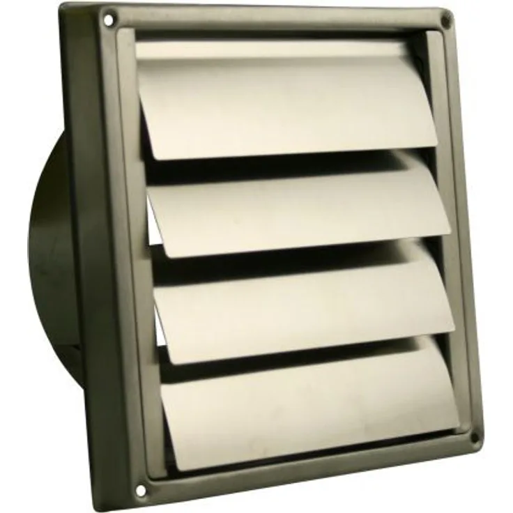 Marley Selbsttätige Verschlussklappe aus Edelstahl, mit Rohranschluss Ø 125 m...