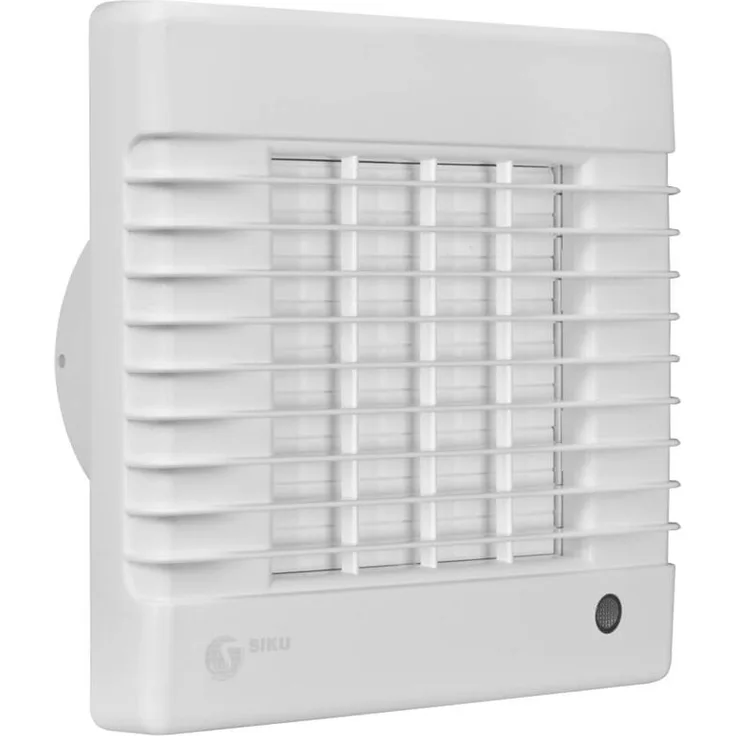 Siku Wand-Deckeneinbaulüfter, für Rohre Ø 100 mm, Leistungsaufnahme 20 W, ohne Nachlaufschalter