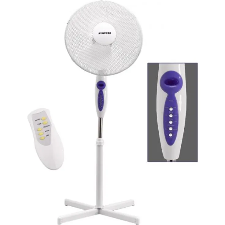 Syntrox Standventilator Kurt mit Fernbedienung