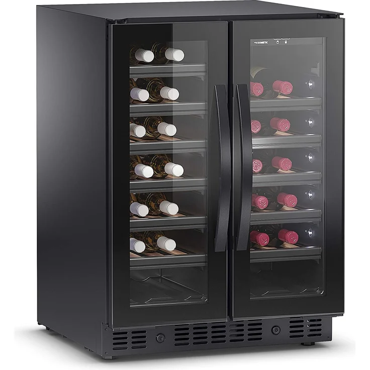Dometic E40FGD Weinkühlschrank, freistehend, schwarz, 2 Temperaturzonen, für 40 Flaschen – Bild 1