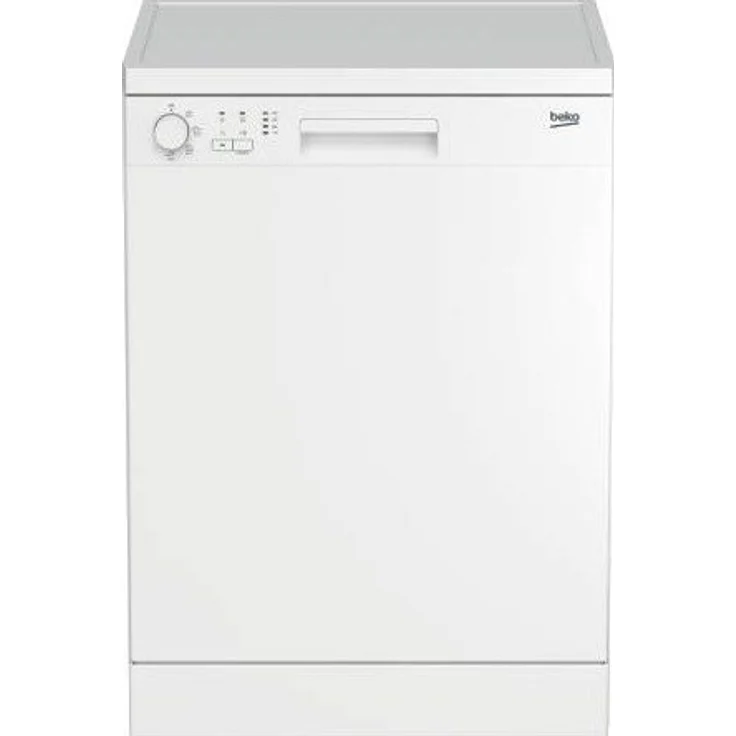 Beko DFN04321W, Geschirrspüler, E, Geräuschemissionsklasse C, Geräuschemissionen 49 Dezibel – Bild 1