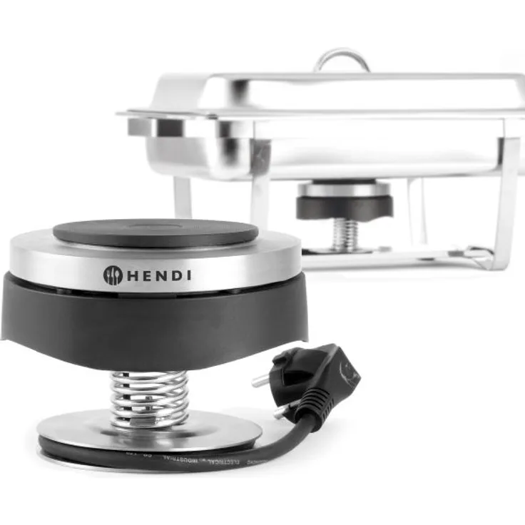 Hendi 809600 Chafing Dish Brenner, geeignet für Chafing Dish Modellen mit flachem Boden, kompatibel mit Hendi Chafing Dishes 470008, 475201, 470206 und 471005