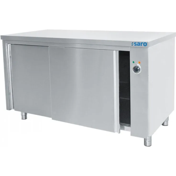 Saro 600-2100 Wärmeschrank - 600 mm Tiefe, 1000mm, vollisoliert, Edelstahl