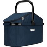 annadora TW-1402-291 Kühlkorb, 25 Liter, Blau, Hahnentritt