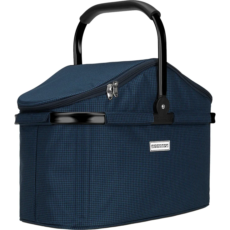 annadora TW-1402-291 Kühlkorb, 25 Liter, Blau, Hahnentritt
