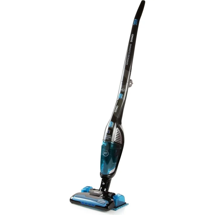 Domo DO228SV Handstaubsauger, 50 min Akkubetrieb, Trocken- und Wischsaugen, blau