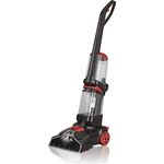 CLEANmaxx 08185 Teppichreiniger Professional mit Vibrations- und Seitenbürsten, schwarz-rot