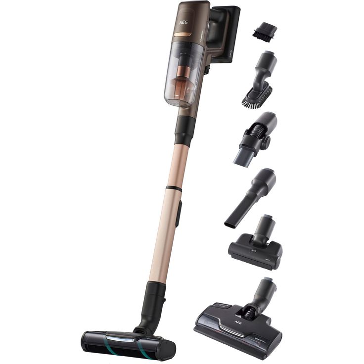 AEG AP81A25ULT Handstaubsauger, 35 min Akkubetrieb, Akkuwechsel-Option, Bürstenreinigunsgfunktion, freistehend, Walnut Brown – Bild 2