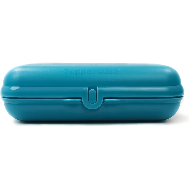 TUPPERWARE To Go Maxi-Twin dunkeltürkis Brotdose Behälter Dose Lunchbox Maxitwin - Preisvergleich – Bild 1