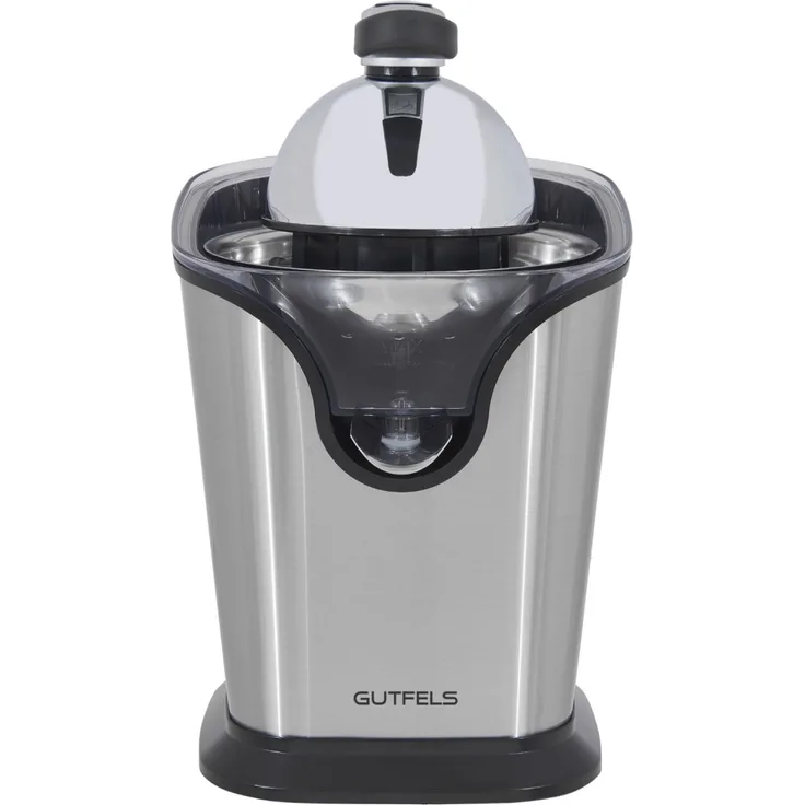 Gutfels Juice 3020 Entsafter, Presskegel, Tropfstopp, 100W, Edelstahl, edelstahl-schwarz