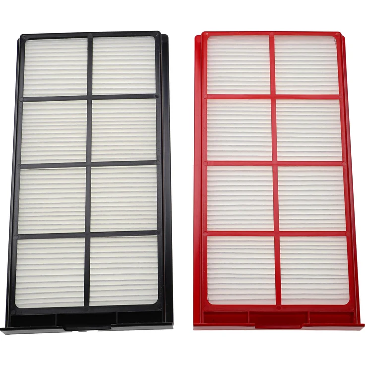 vhbw Filterset kompatibel mit Zehnder ComfoAir 200 Lüftungsgerät - Luftfilter G4 - F7 (2 Stück), 29 x 15 x 5 cm, Weiß - Rot - Schwarz