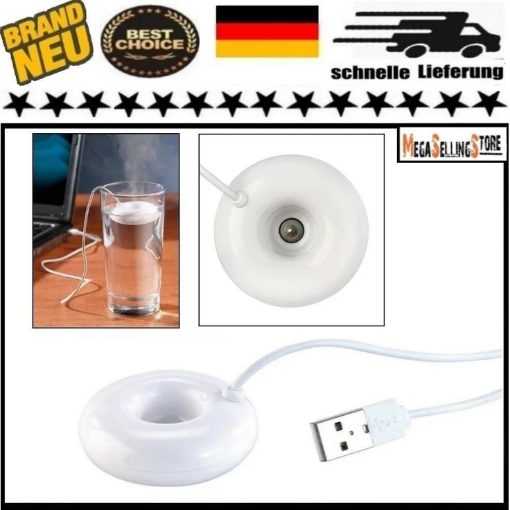 MAVURA USB Mini Luftbefeuchter & Aroma Diffuser Ultraschall-Vernebler Humidifier NEU