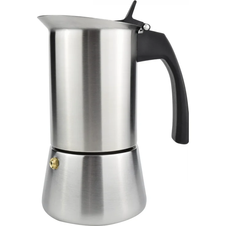 Milu Espressokocher Set 4 Tassen, edelstahl – Bild 1