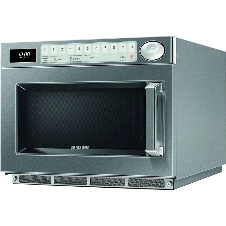 Bartscher MJ26A6093 Mikrowelle, Standgerät, 26 L Garraum, 1850W, Auftaufunktion, 50 Automatikprogramme, Timer, Innenbeleuchtung, LED-Display, edelstahl