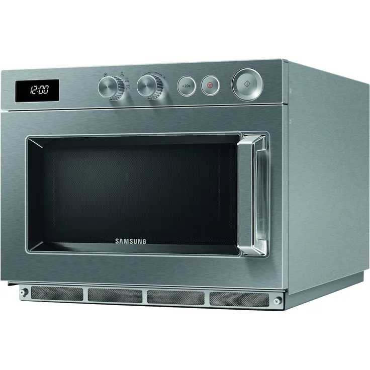Bartscher MJ26A6091 Mikrowelle, Standgerät, 1850W, Garraum 26L, 5 Leistungsstufen, Timer, Auftaufunktionen, Innenbeleuchtung, Erhitzen, Edelstahl, LED-Display