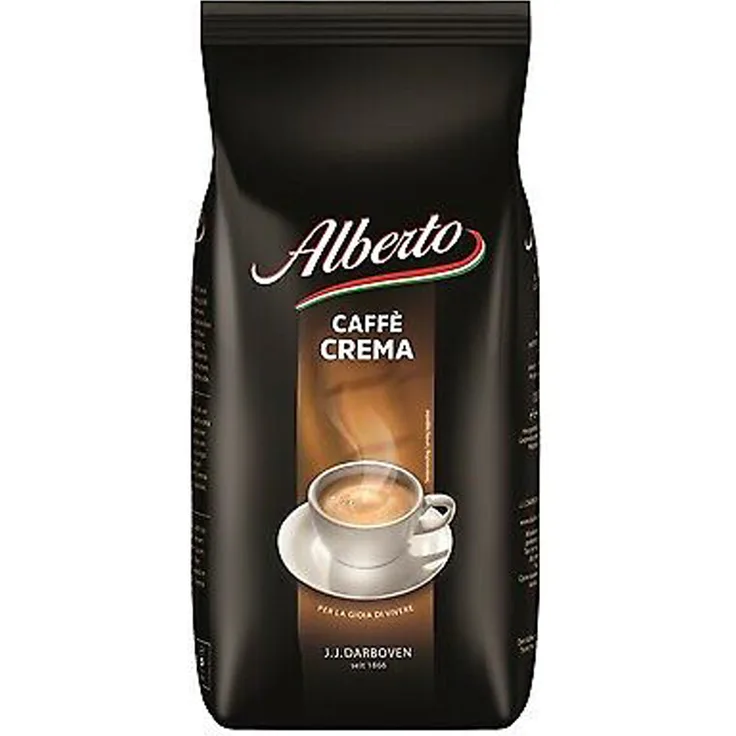 Alberto Caffe Crema ganze Bohnen samtig feine Röstmischung 1000g