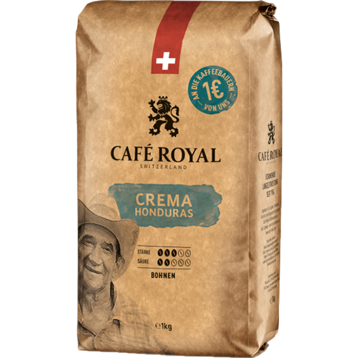 Café Royal Crema Honduras, 1000g Bohnen