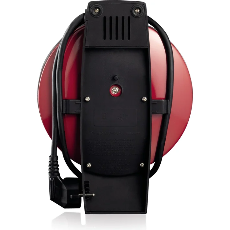 Cloer 1633V Waffelautomat, 930W, Antihaftbeschichtung, Herzwaffeln, stufenlose Temperatureinstellung, Kontrollleuchte, Fettauffangrille, rot – Bild 8